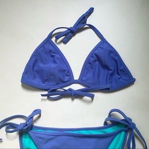 Reversible Blue / Turquoise Bikini Set